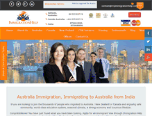 Tablet Screenshot of myimmigrationhelp.com